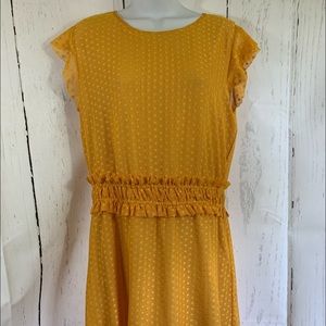 Ella Moon Sleeveless Mini Dress, Gold, Large